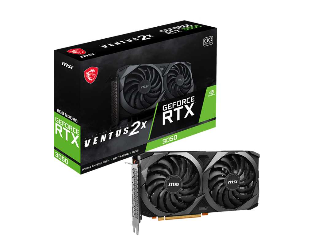 MSI GeForce RTX 3050 VENTUS 2X 8G OCV1 Graphics Card
